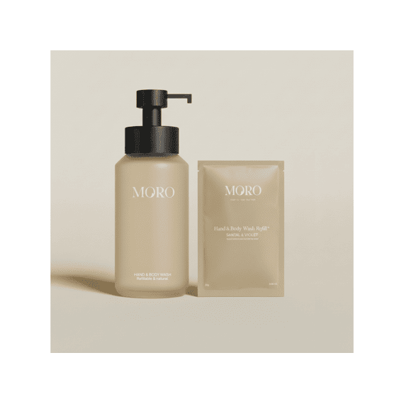 Moro Hand En Body Wash Starter Kit - Santal/beige