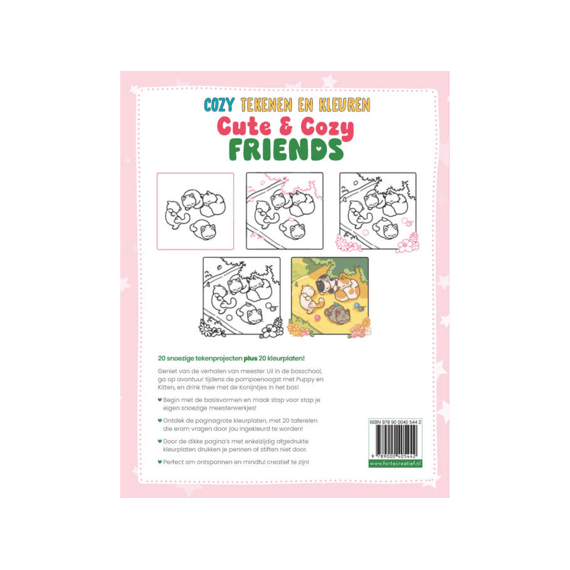 Cute & Cozy Tekenen En Kleuren Friends