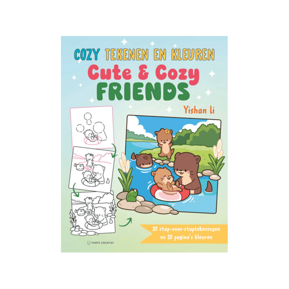 Cute & Cozy Tekenen En Kleuren Friends