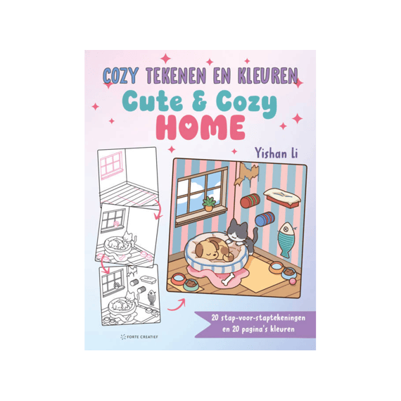 Cute & Cozy Tekenen En Kleuren Home
