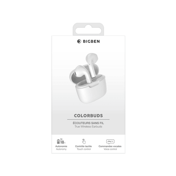 Colorbuds True Wireless In-ear Oortjes Wit