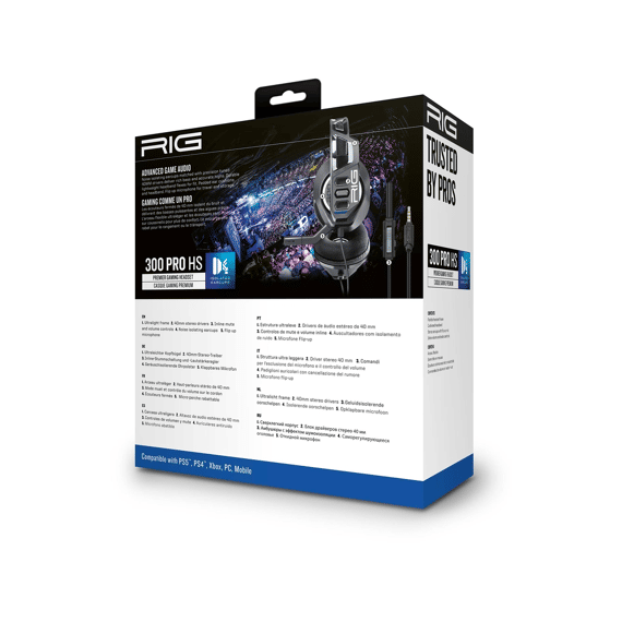 Nacon Stereo Gaming Headset Ps5/ps4 Zwart