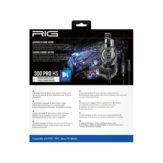 Nacon Stereo Gaming Headset Ps5/ps4 Zwart