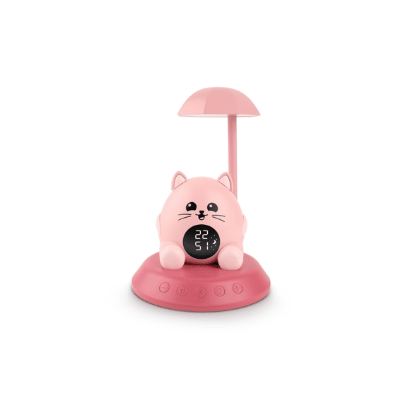 Hi Buddies Streetlight Nachtlamp Met Alarmklok Wekker Kids Kat