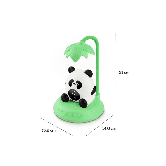 Hi Buddies Streetlight Nachtlamp Met Alarmklok Wekker Kids Panda