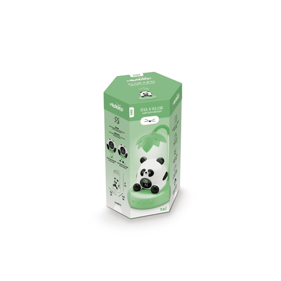 Hi Buddies Streetlight Nachtlamp Met Alarmklok Wekker Kids Panda