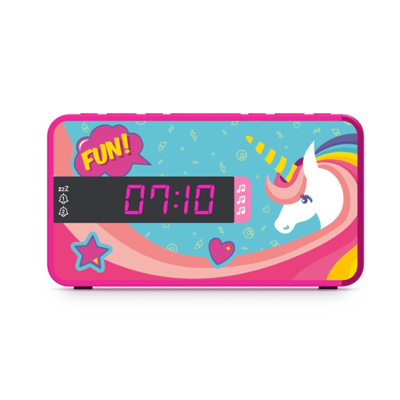 Unicornz Alarmklok Wekker Met Soundeffects En 3 Covers Eenhoorn