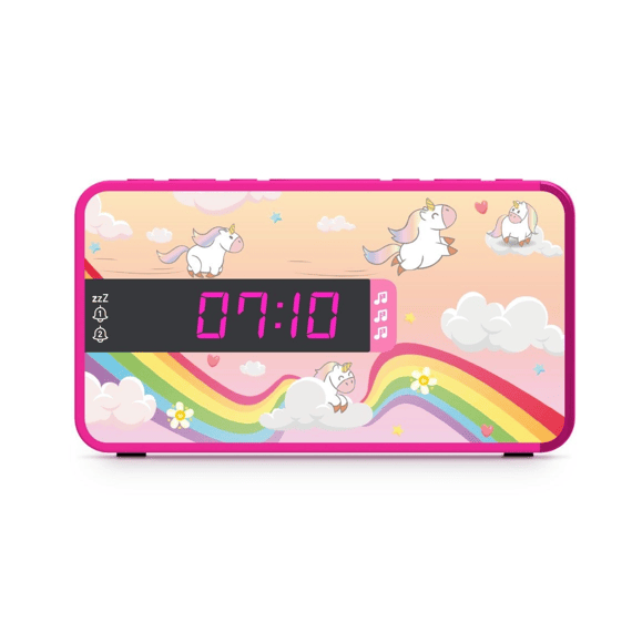 Unicornz Alarmklok Wekker Met Soundeffects En 3 Covers Eenhoorn