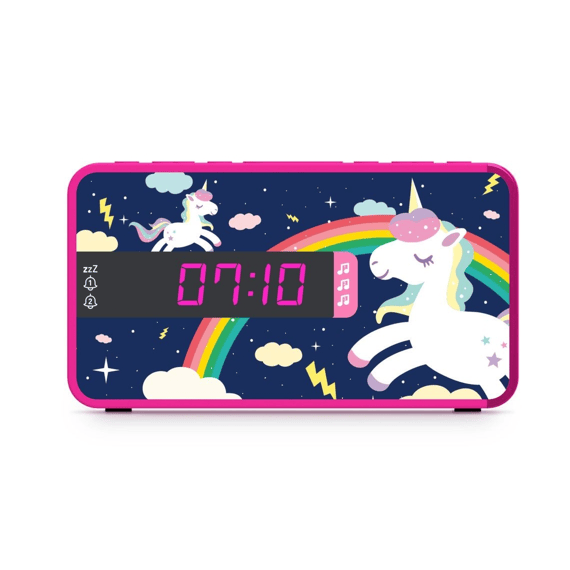 Unicornz Alarmklok Wekker Met Soundeffects En 3 Covers Eenhoorn