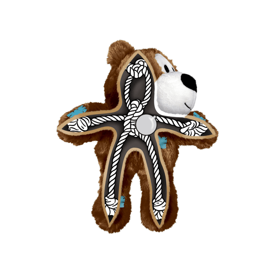 Kong Wild Knots Sport Bel Bear M-21 5x14.5x8cm Rood