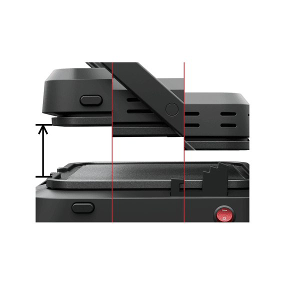 Tefal Gc520de0 Supergrill 3-in-1 Xl Grill & Barbecue 2200w