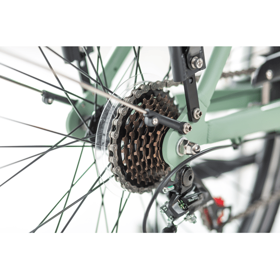 Tomos Elektrische Fiets 11 Dames 50 Munt Groen Matt