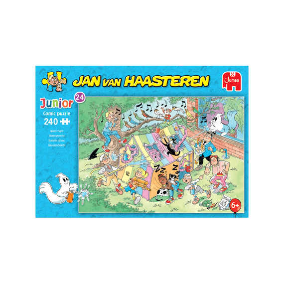 Jumbo Puzzel 240 Stuks Jan Van Haasteren Junior 24 Watergevecht