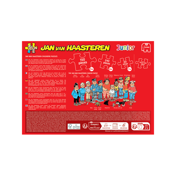 Jumbo Puzzel 240 Stuks Jan Van Haasteren Junior 24 Watergevecht
