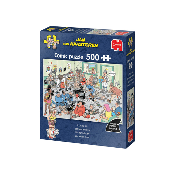 Jumbo Puzzel 500 Stuks Jan Van Haasteren Een Hondenleven