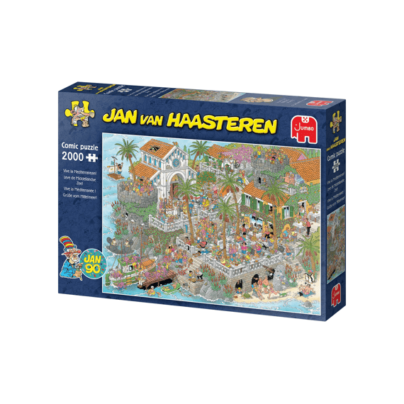 Jumbo Puzzel 2000 Stuks Jan Van Haasteren Leve De Middellandse Zee!