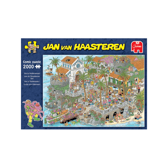 Jumbo Puzzel 2000 Stuks Jan Van Haasteren Leve De Middellandse Zee!