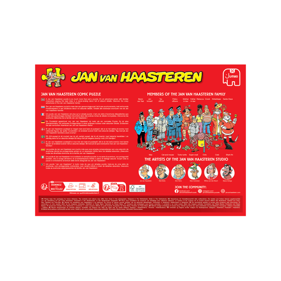 Jumbo Puzzel 2000 Stuks Jan Van Haasteren Leve De Middellandse Zee!