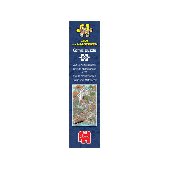 Jumbo Puzzel 2000 Stuks Jan Van Haasteren Leve De Middellandse Zee!