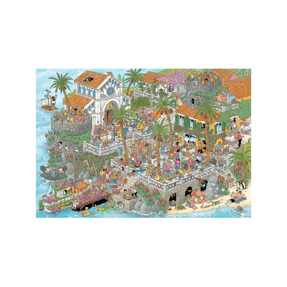 Jumbo Puzzel 2000 Stuks Jan Van Haasteren Leve De Middellandse Zee!