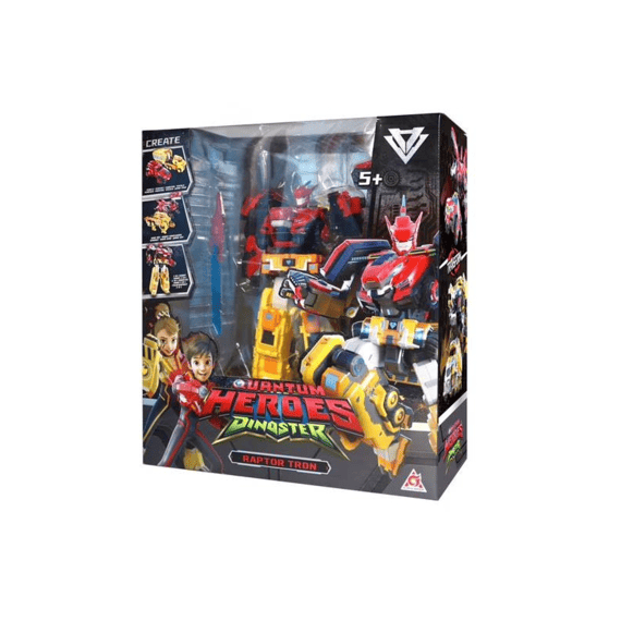 Quantum Heroes Dinoster Mega Robot 6 In 1 28cm