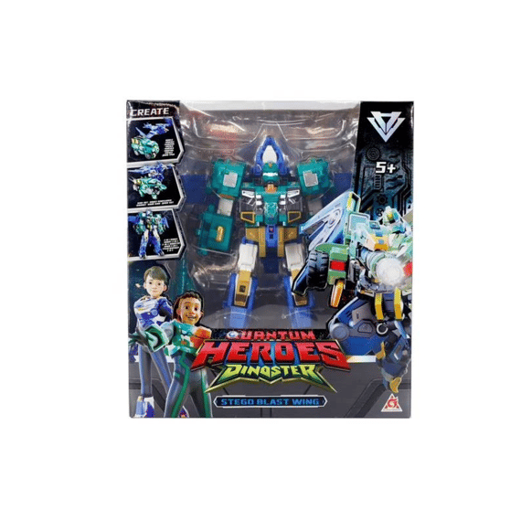 Quantum Heroes Dinoster Mega Robot 6 In 1 28cm