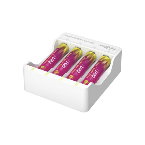 Ansmann Pure Power-set 4× Micro Aaa Accu's En Laadmodule