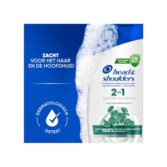 Head And Shoulders Shampoo 2 In 1 Jeukende Hoofdhuid 300ml
