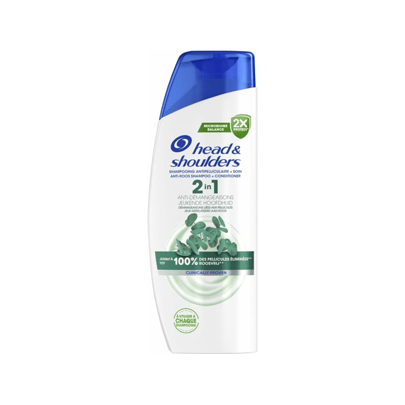 Head And Shoulders Shampoo 2 In 1 Jeukende Hoofdhuid 300ml
