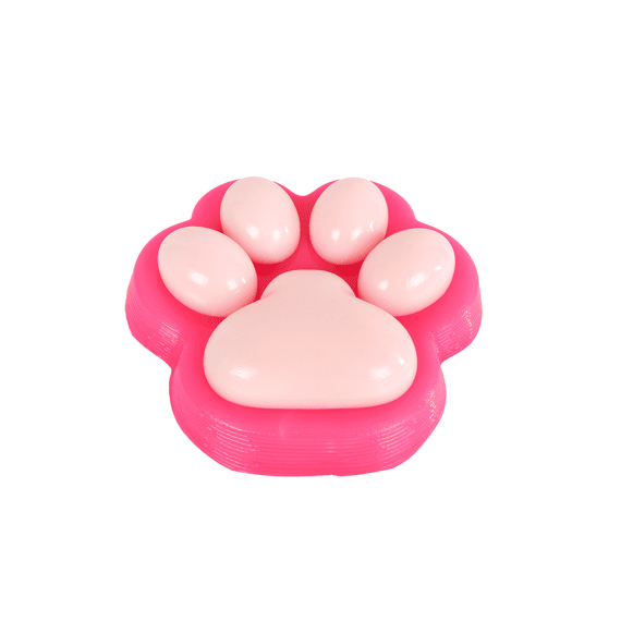 Glamour Squishy Mega Kattenpoot 500gram 17cm 6ass.