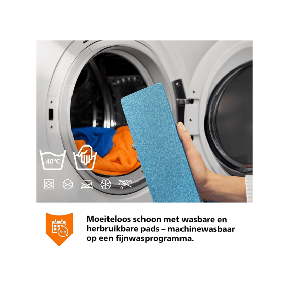 Philips Bxa0109/00 Oneup Elektrische Dweil Blauw