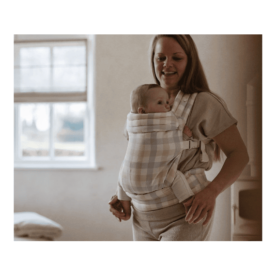 Aeromoov Full Buckle Draagzak Checker Grey Cream