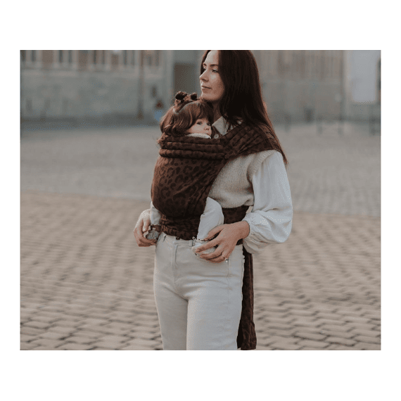 Aeromoov Half Buckle Draagzak Leopard Brown
