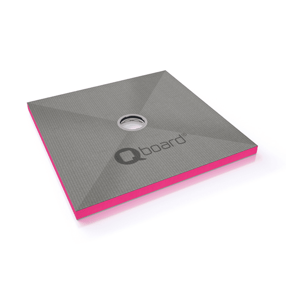 Q-board Betegelbare Douchebak Liquid Centraal 100x100cm
