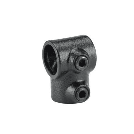 Koppelstuk Zwart Ø28mm T-doorvoer