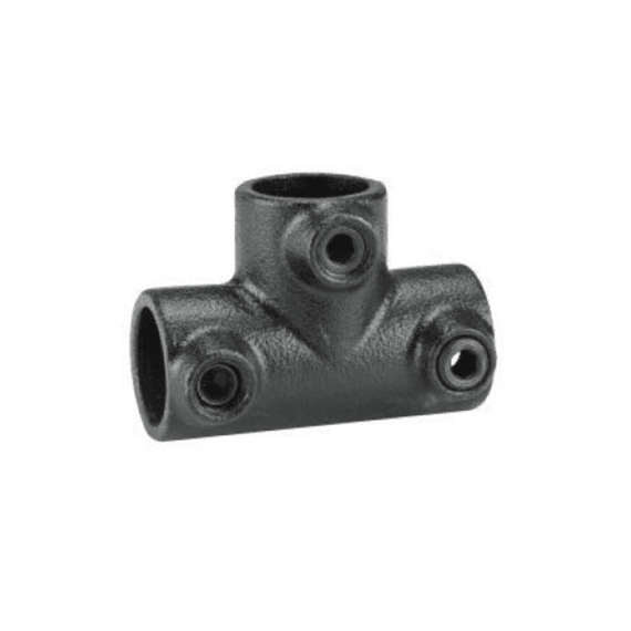 Koppelstuk Zwart Ø28mm T-stuk