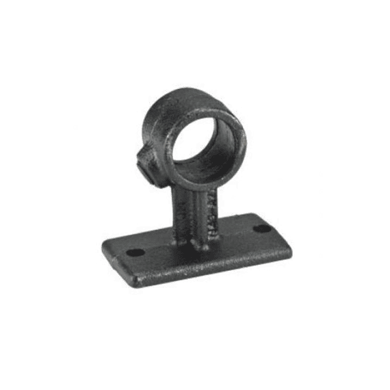 Koppelstuk Zwart Ø28mm Wandbevestiging