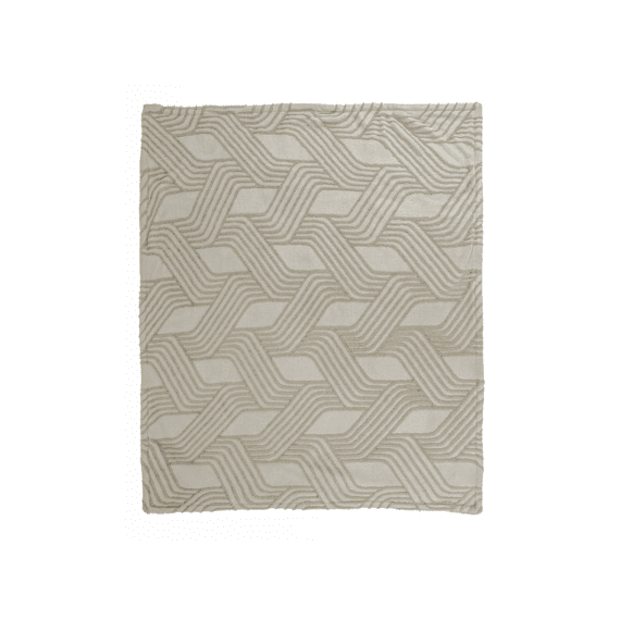 Tiseco Plaid Everly 150x200 Cm Taupe