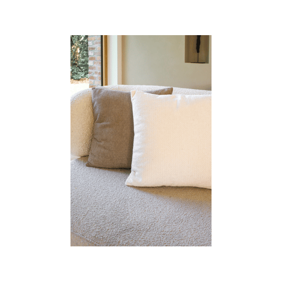 Tiseco Kussenhoes Bouclette 45x45 Cm Taupe