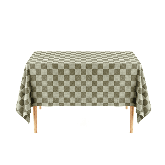 Tiseco Tafelkleed Harriet 145x300 Cm Khaki Green