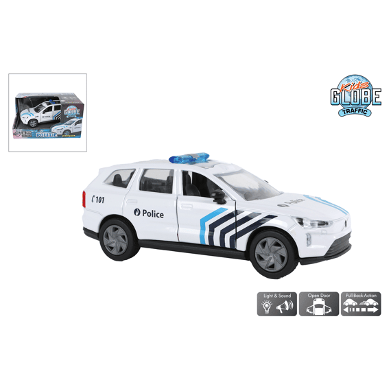 Kids Globe Volvo Ex90 Met Licht En Geluid Pull Back 13.5cm