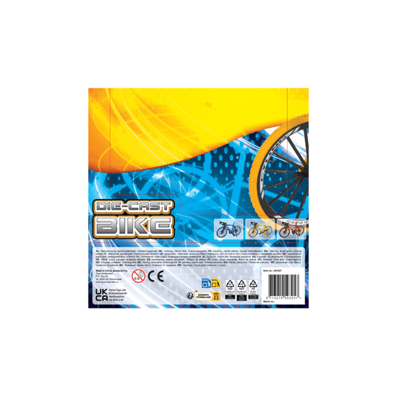 Die Cast Racefiets 17.5cm Assortiment
