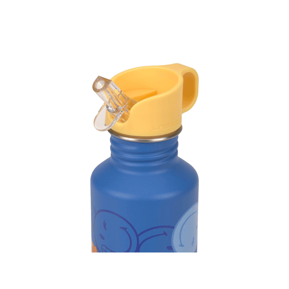 Lassig Drinkfles Smileyworld Stainless Steel 500ml Electric Blue