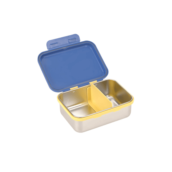 Lassig Lunchbox Smileyworld Stainless Steel Electric Blue