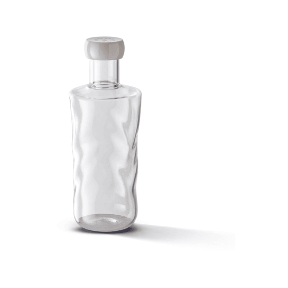 Paveau Swirl Fles Medium 0.75l Wave Transparant