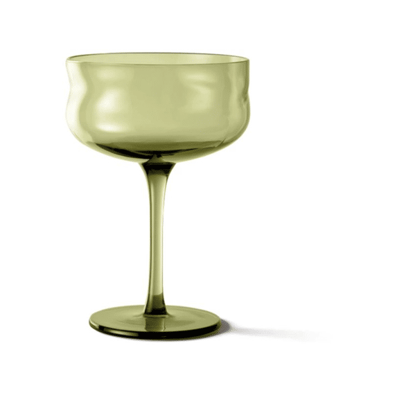 Paveau Swirl Coupe Glas Moss