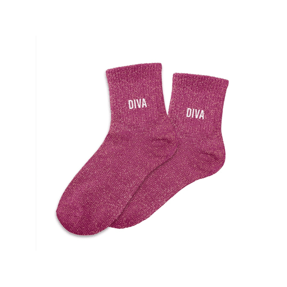 Glittersokken Diva