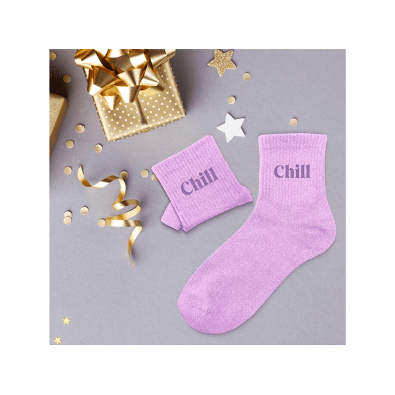 Glittersokken Chill