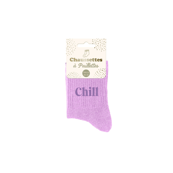 Glittersokken Chill