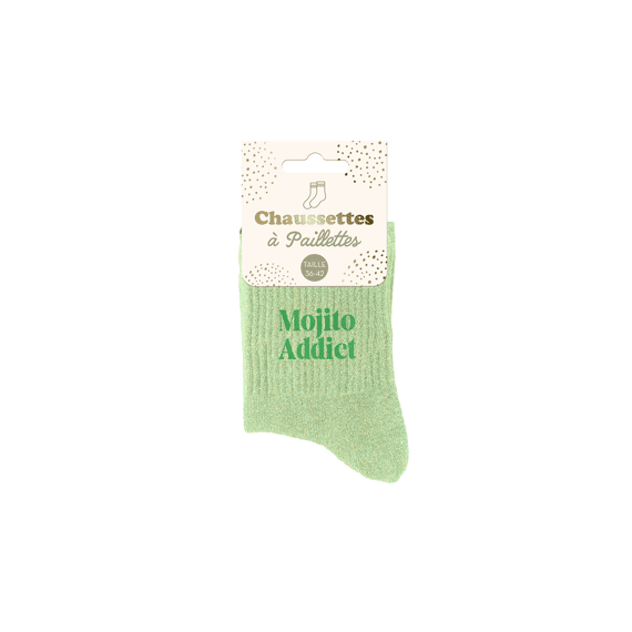 Glittersokken Mojito Addict